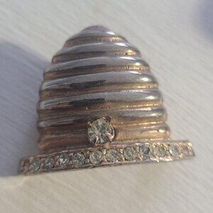 Beehive Vintage Lapel Pin Brooch